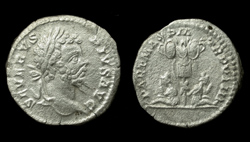 Septimius Severus, Denarius, Parthian Victory Reverse